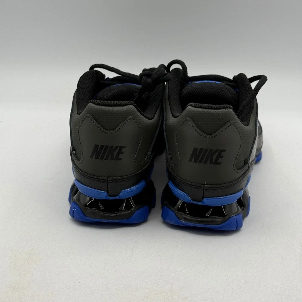 Nike Reax 8 TR Mesh Shoes Mens Size 8.5 Newsprint Racer Blue Training 621716-012